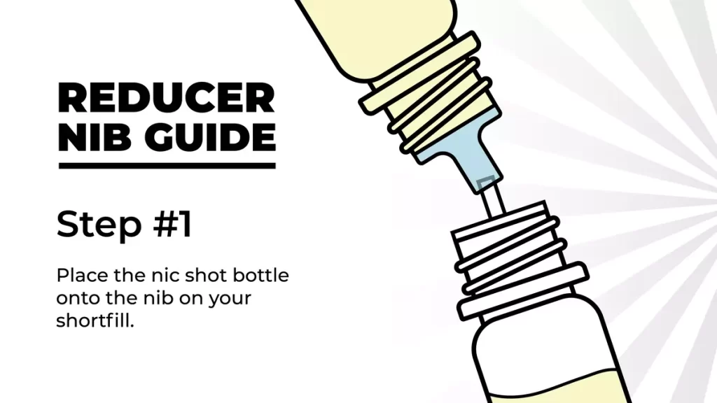 How to add a nicotine shot to shortfill e-liquid | Step 1